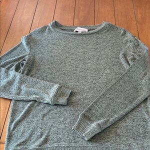 Philosophy Men's Heathered Gray Crewneck Sweater Buttery Soft